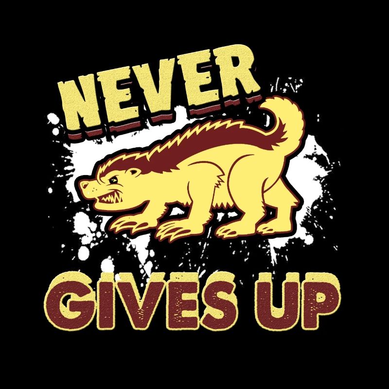Honey Badger Never Gives Up
