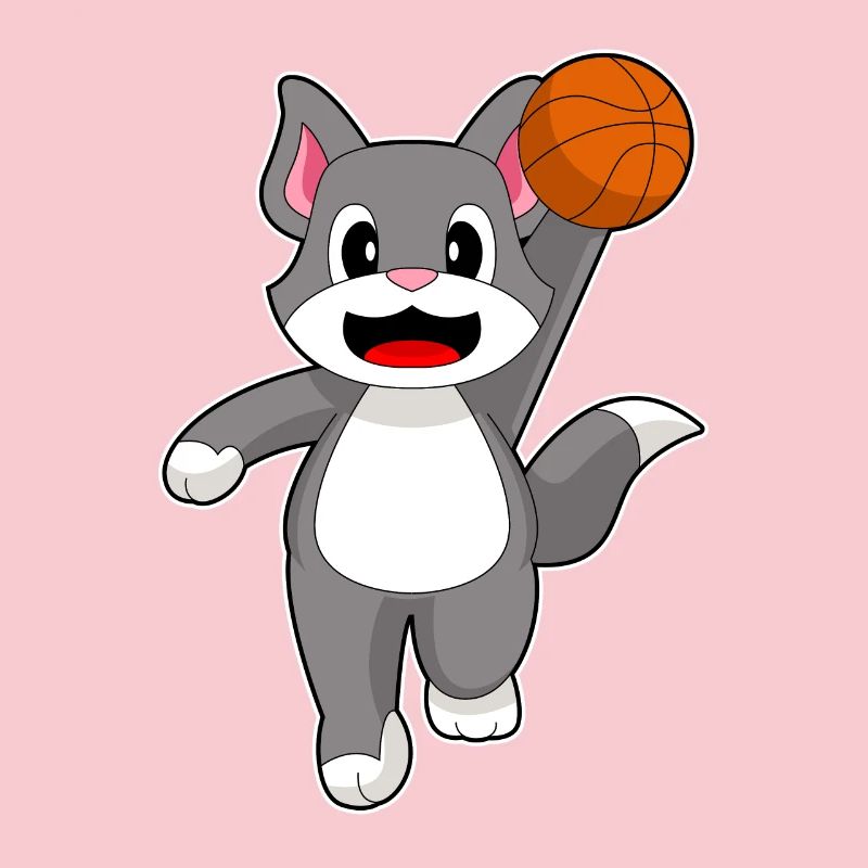 Chat Basketteur Basketteur