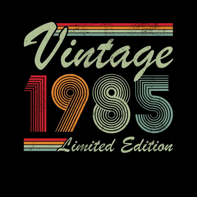 Original 1985 40th Anniversary Vintage Geschenk