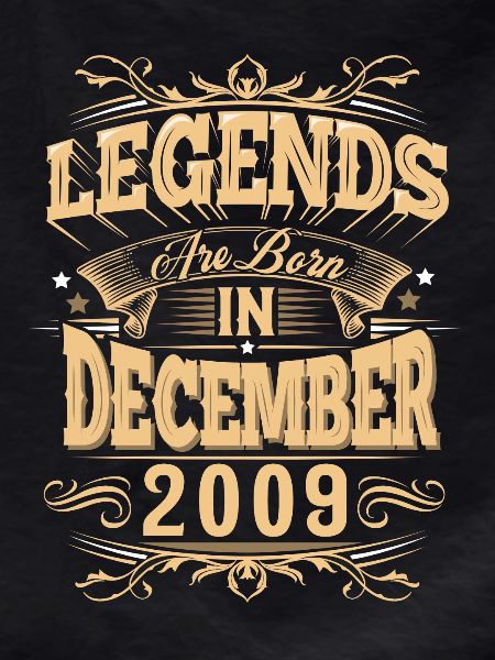 December 2009 Birthday Legend