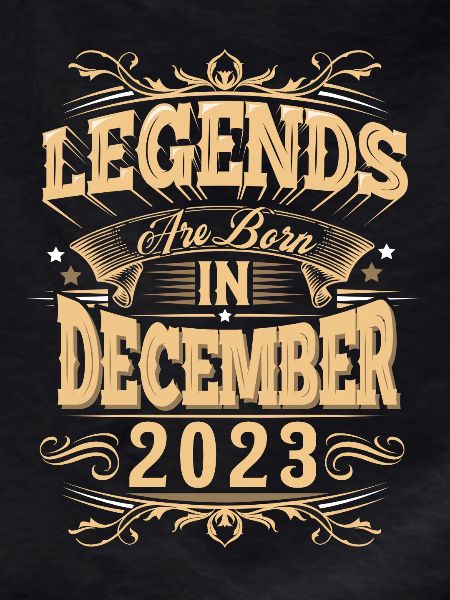 December 2023 Birthday Legend