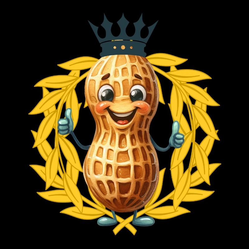 Erdnuss Sieger Gewinner Sieg Lorbeerkranz