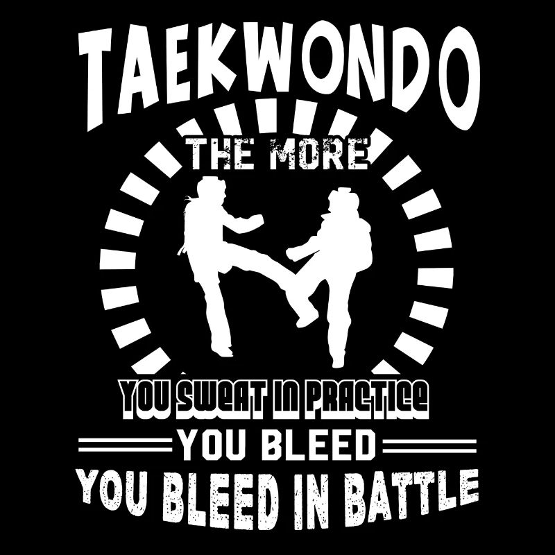 Taekwondo More Sweat In Practice Taekwondo