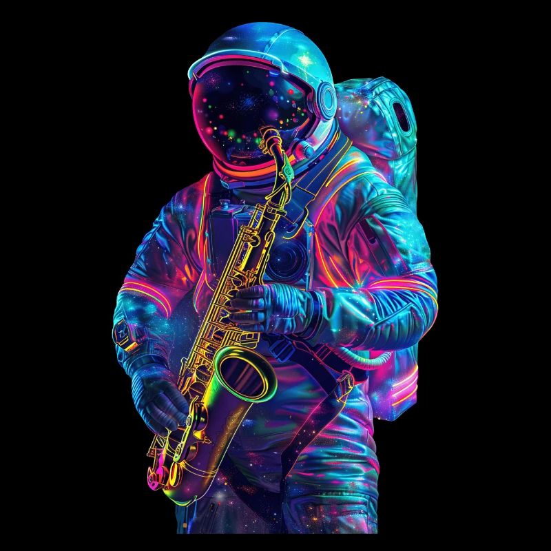 Saxophone astronaute