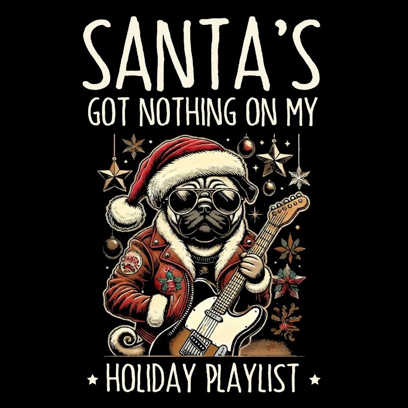 Père Noël rien sur la playlist de Noël