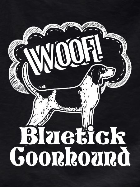 Woof Bluetick Coonhound