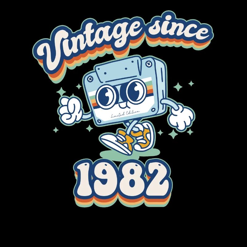 Millésime 1982 Classic Retro Vibes 43e anniversaire