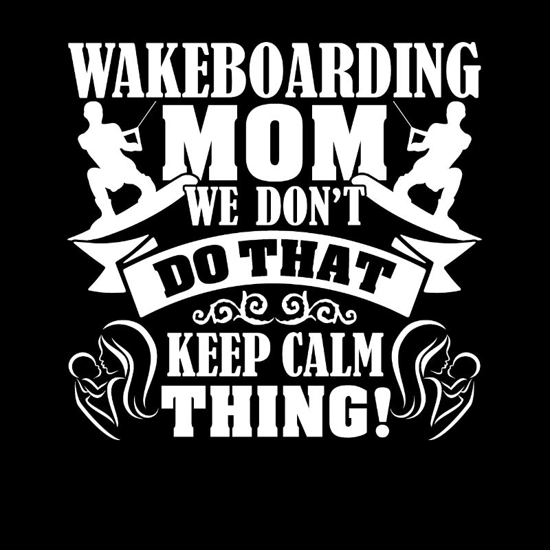Funny Wakeboarding Mom