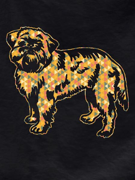 Brussels Griffon Geometric