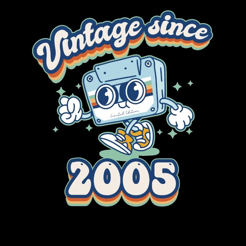 2005 Born Retro Vibes Kassette 20. Geburtstag