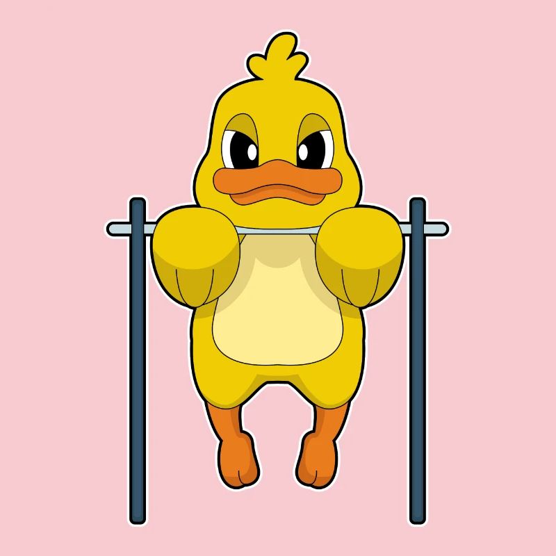 Duck Bodybuilder Pull-ups Bodybuilding