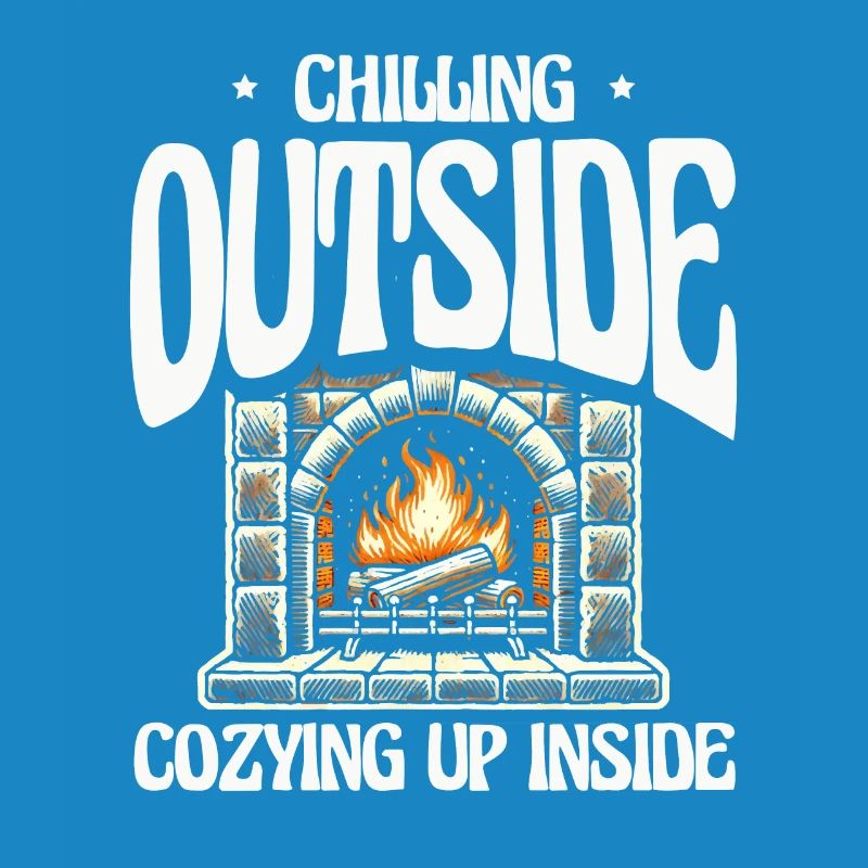 Chilling outside, cosy inside, wintry