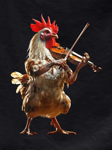 Rooster Violin