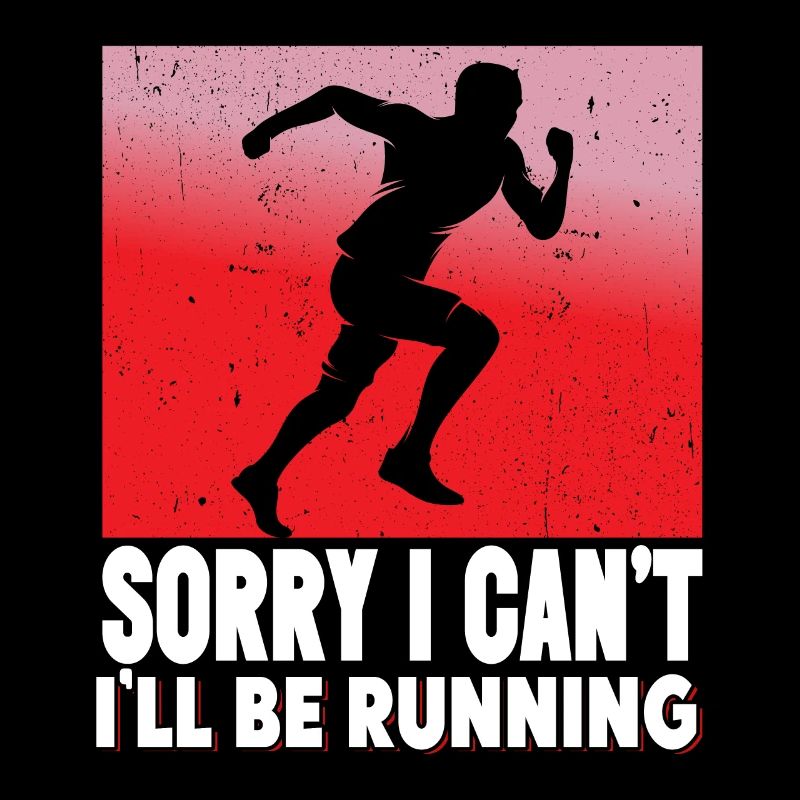 Running Sorry I Can´t I´ll Be Running Marathon