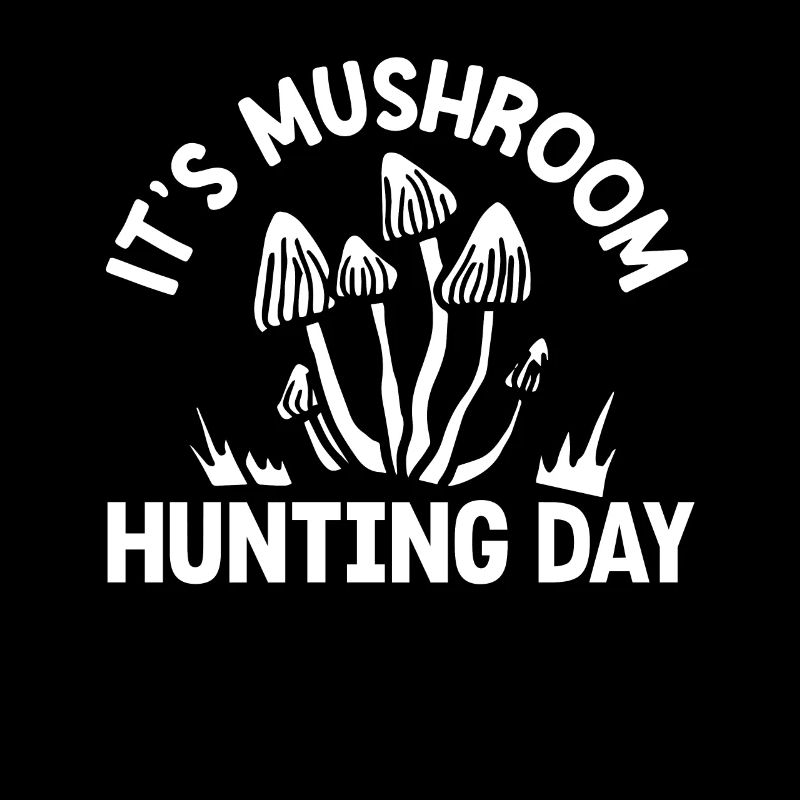 Chasseur de champignons C’est le jour de la chasse aux champignons