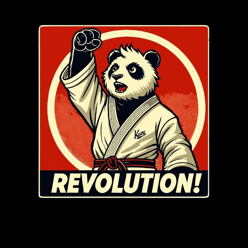 Kampfkunst Karate Revolution Panda