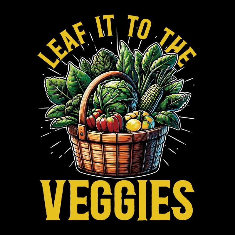 Végétarien Leaf It To The Veggies Mode de vie végétalien