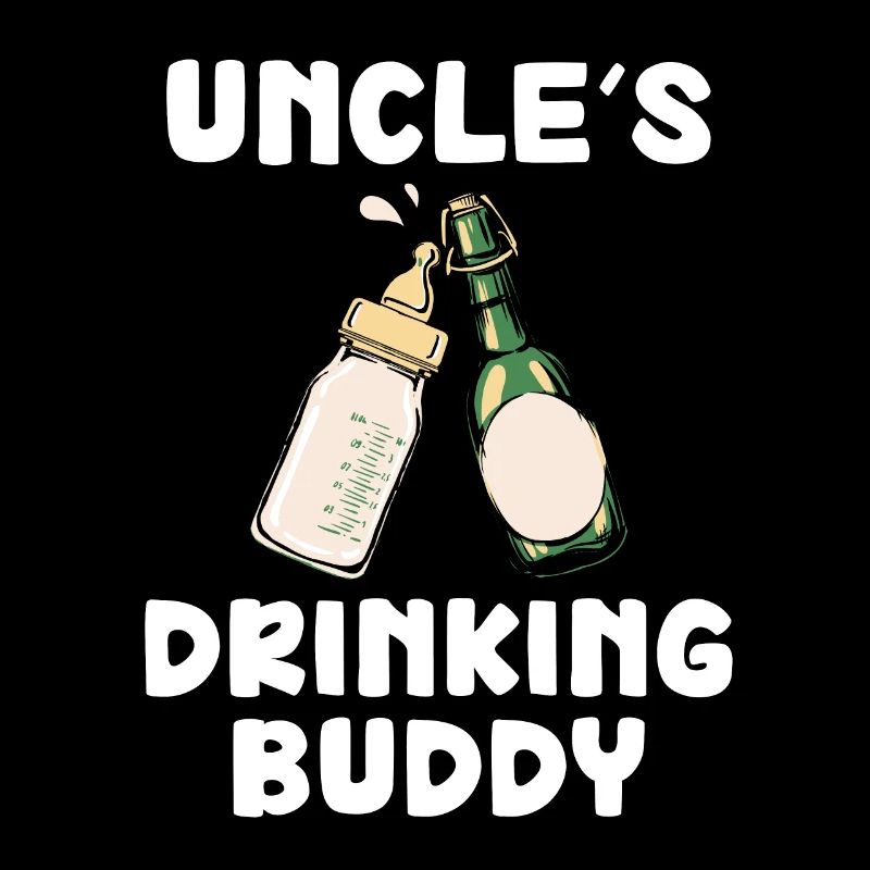 Oncle Drinking Buddy Motif Drôle