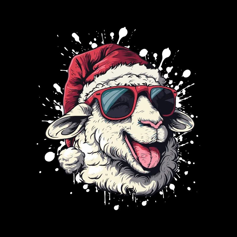 Mouton Noël Drôle