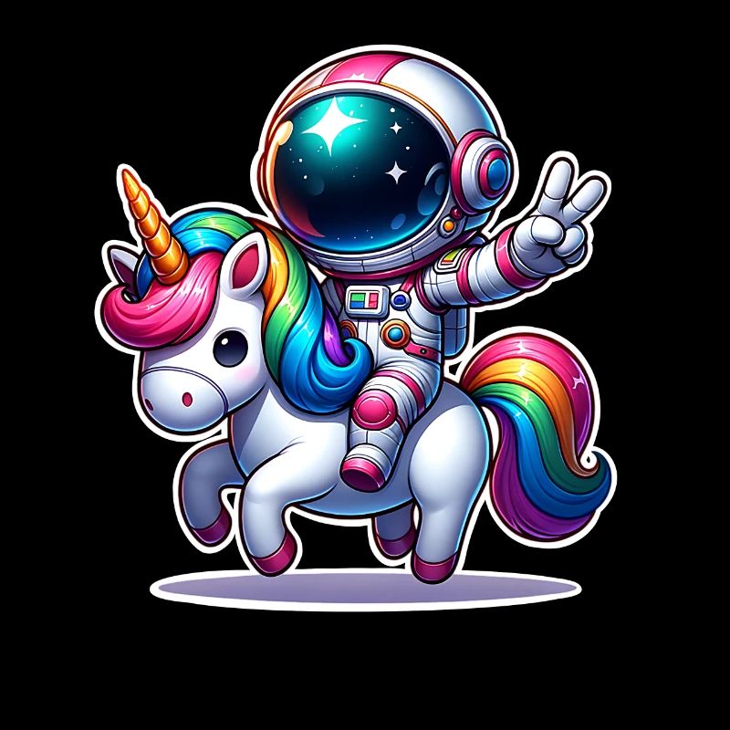 Licorne astronaute