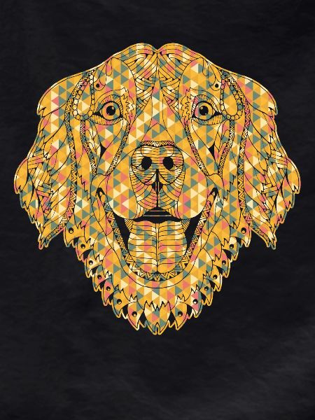 Golden Retriever Geometric