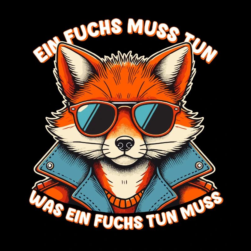 Fox Smart Lunettes de soleil intelligentes Cool Funny Forest