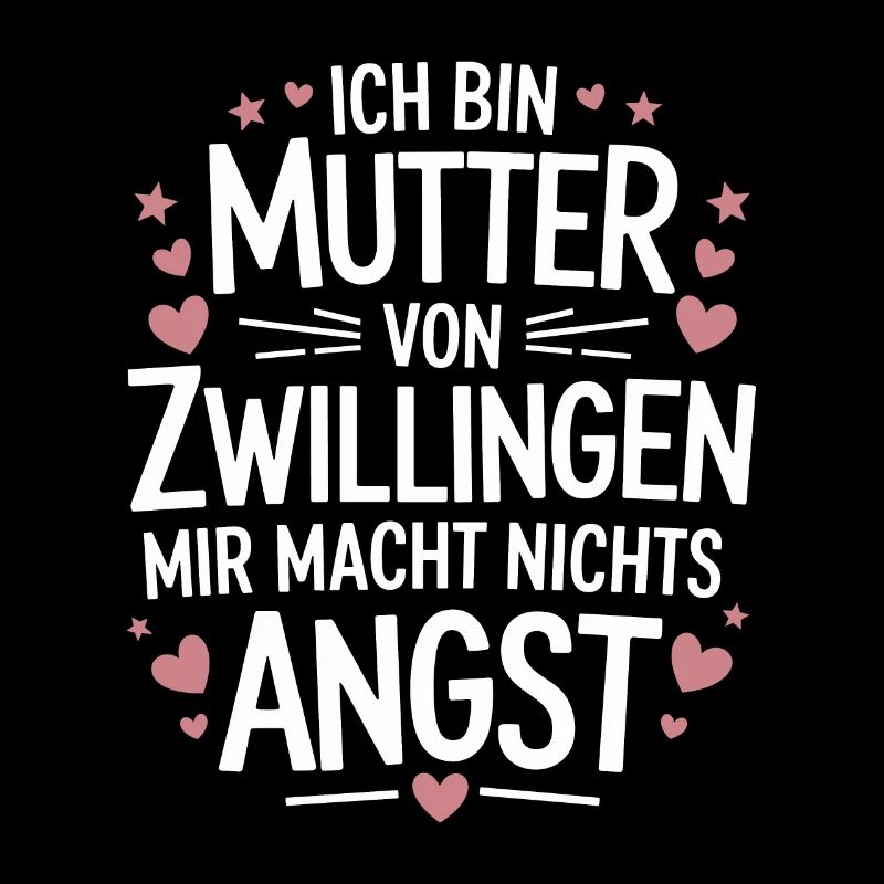 Zwillingsmama Zwillings Mutter Mama von Zwillingen