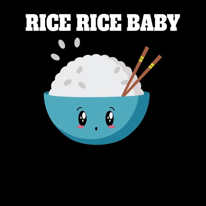 Riz Riz Bébé Mignon Bol Illustration