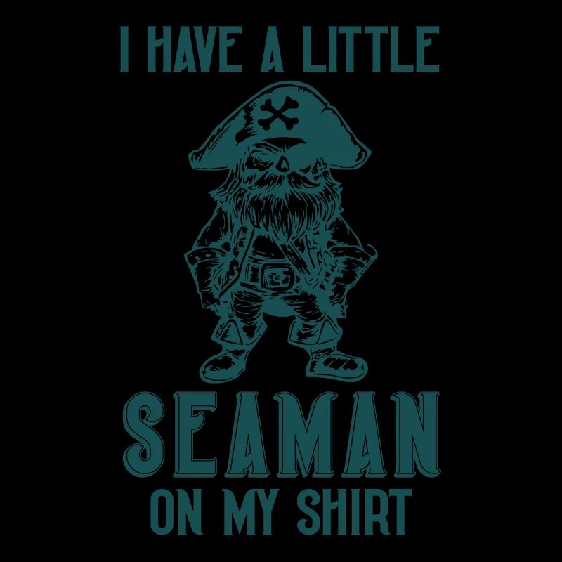 Pirate drôle : J'ai un petit marin dessus