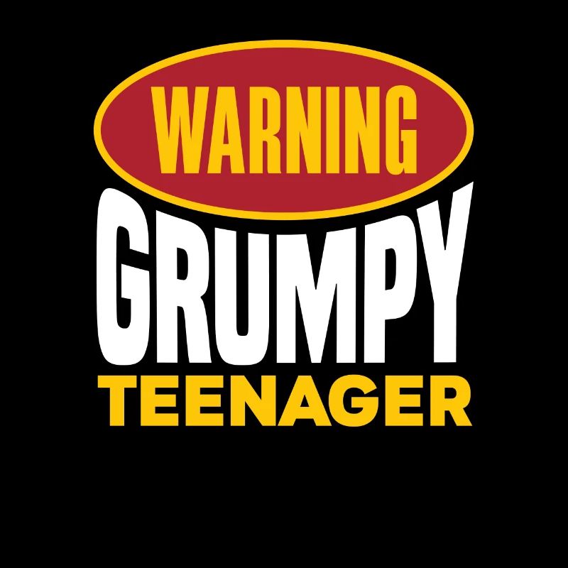 13th Birthday Warning Grumpy Teen