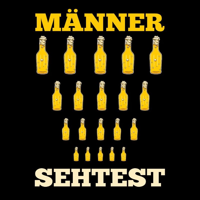 Bier Männer Sehtest Bier Spruch