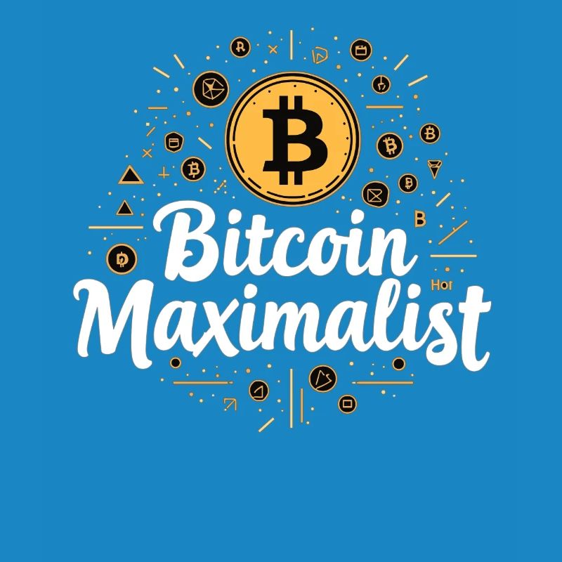 Bitcoin Maximalist - Design crypto élégant