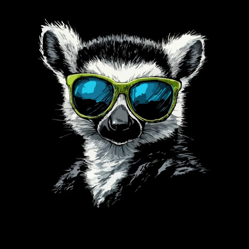 Lustiger Lemur Mit Sonnenbrille