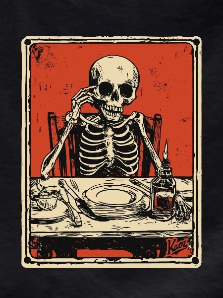 Bon Appetit Skeleton