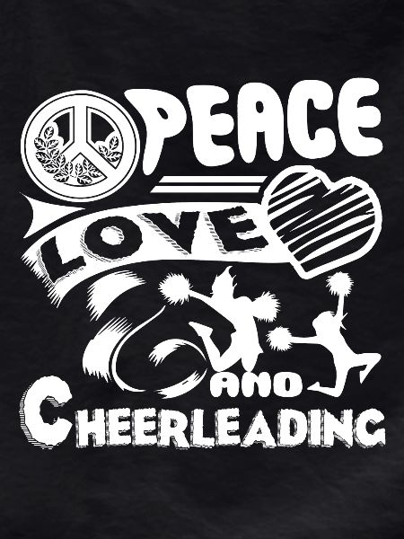Cheerleading Peace Love Cheerleading