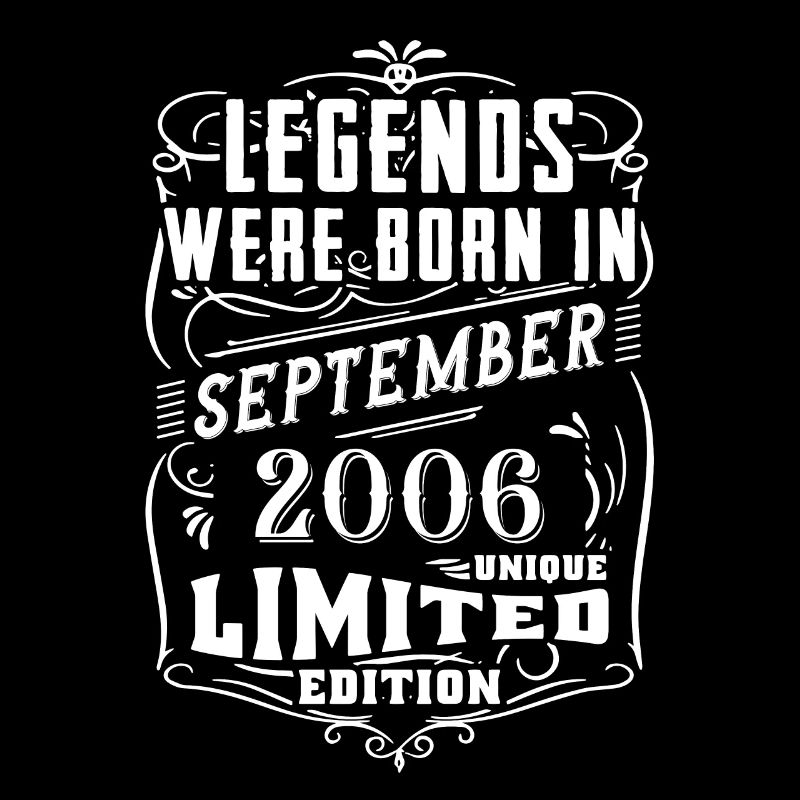 Anniversaire Septembre 2006 Edition Limitée Légende