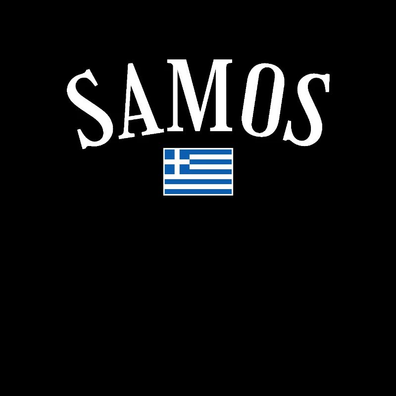 Samos Grèce Drapeau grec Grec