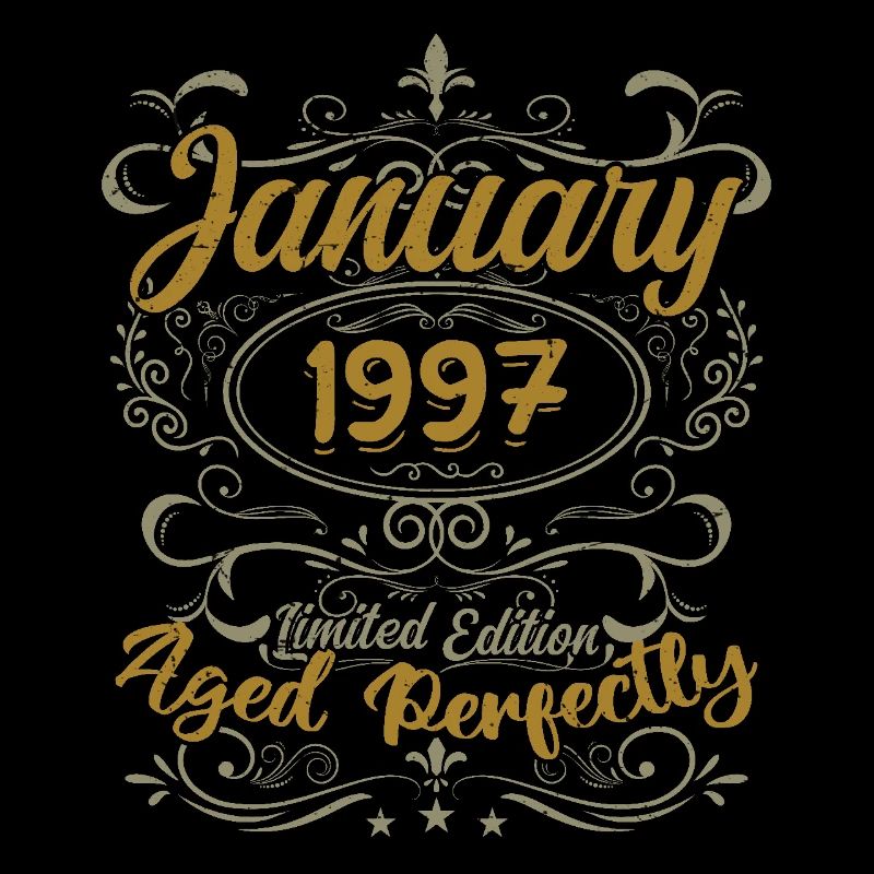 Janvier Cadeau D'anniversaire Nées En Janvier 1997