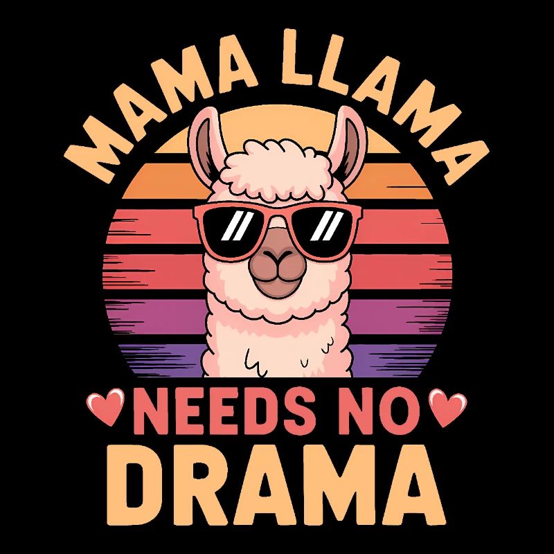Llama Saying Alpaca Girl Funny Llama Gift