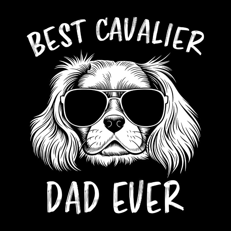 Cavalier King Charles Spaniel Disant Papa Cadeau