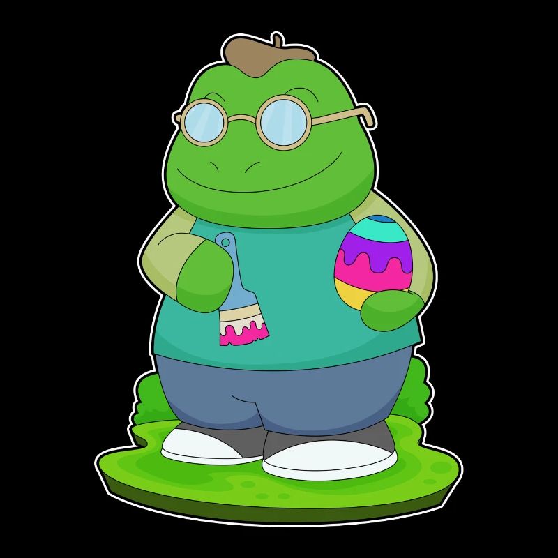 Grenouille Peintre de Pâques