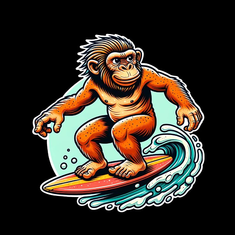 Neanderthal surfers surfers