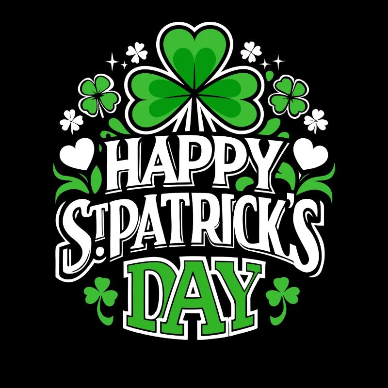 Happy St. Patrick's Day - Kleeblatt - Irland