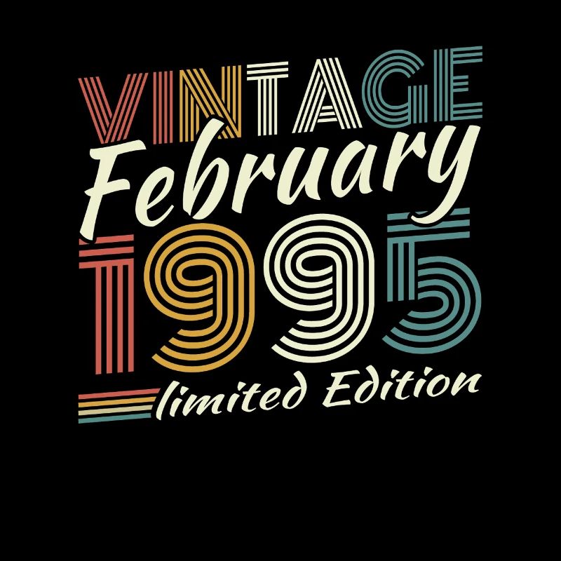February 1995 Retro Vintage Birthday Gift