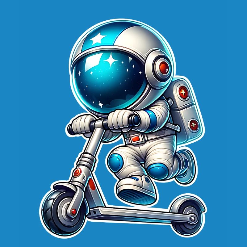 E-Scooter E-Roller Astronaut Scooter