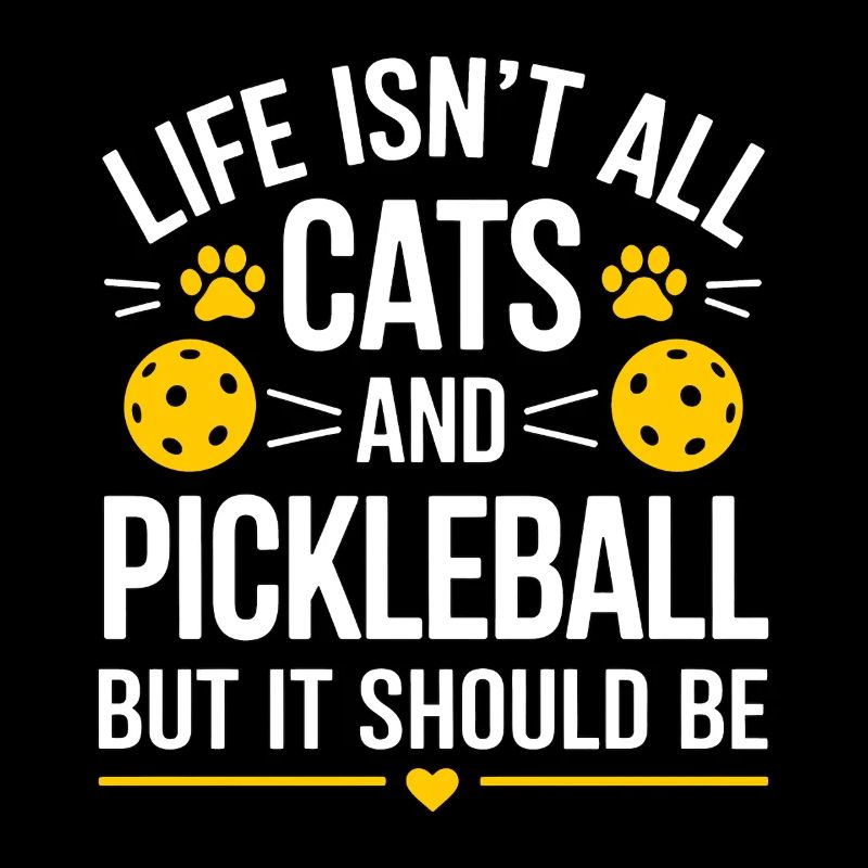 Pickleball Saying Cat Funny Pickleball Gift