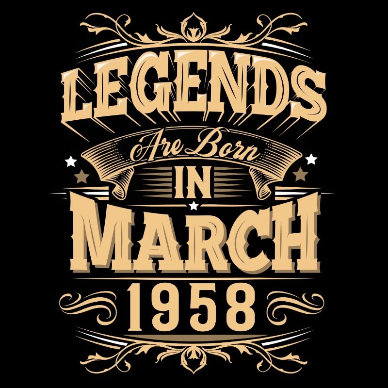 Légende de l’anniversaire de mars 1958