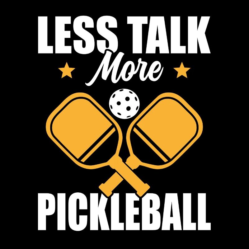 Paddle Ball Spieler Geschenk Less Talk Pickleball
