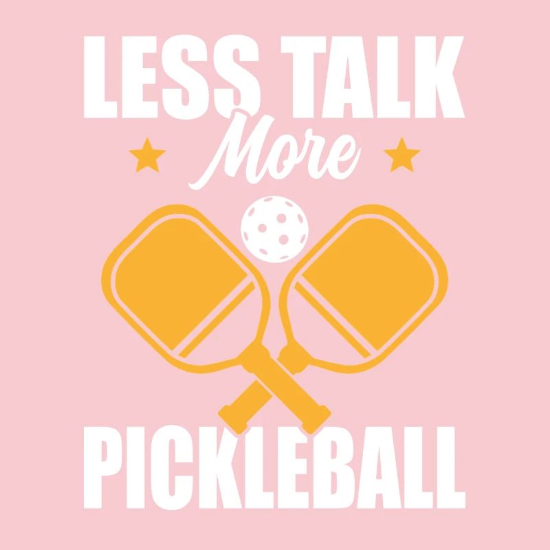Paddle Ball Player Gift Less Talk Pickleball
