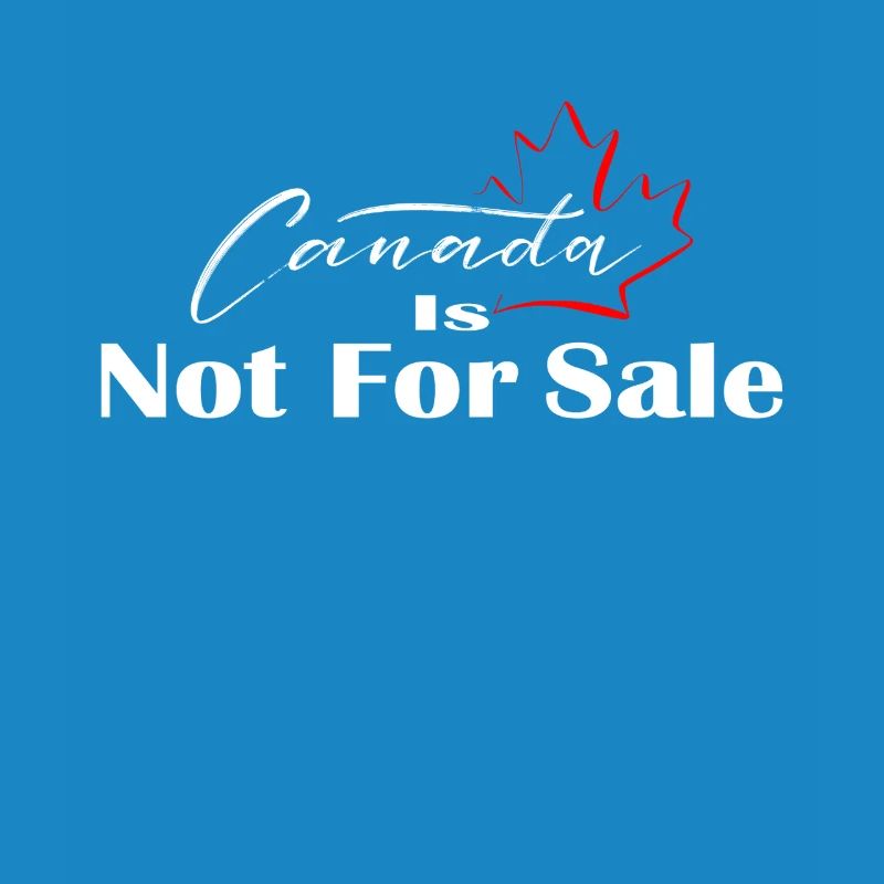 Le Canada n’est pas à vendre Maple Leaf Design